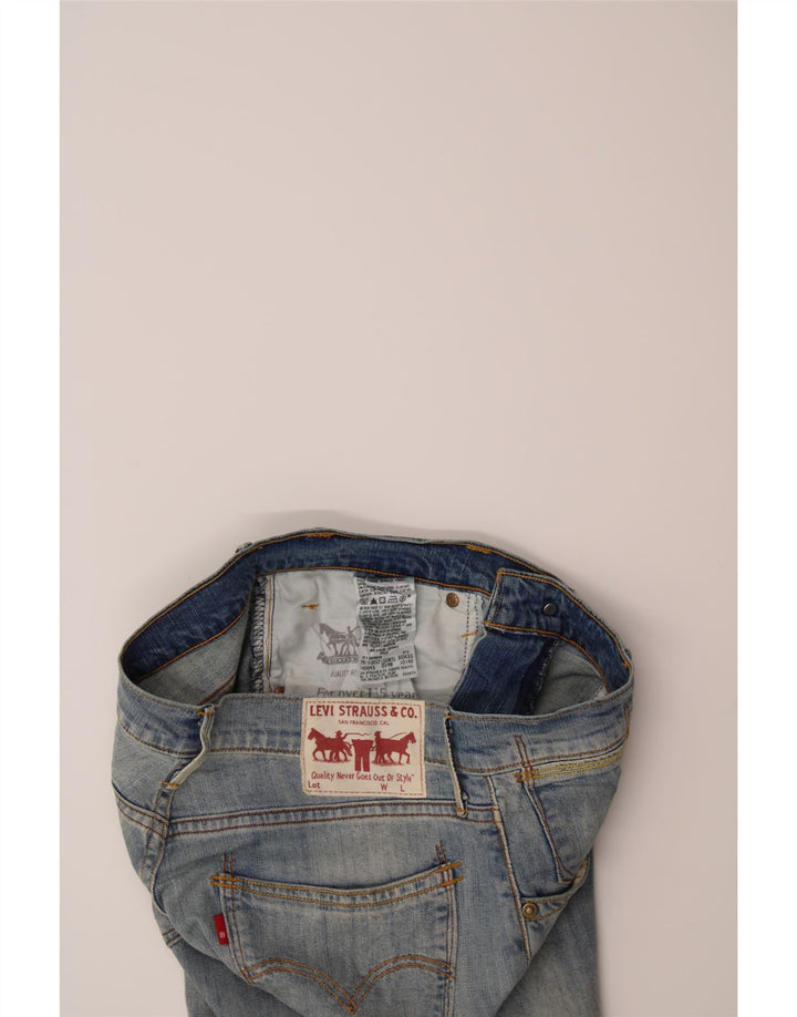 LEVI'S Womens Straight Jeans W30 L32 Blue Cotton Vintage Levi's and Second-Hand Levi's from Messina Hembry 