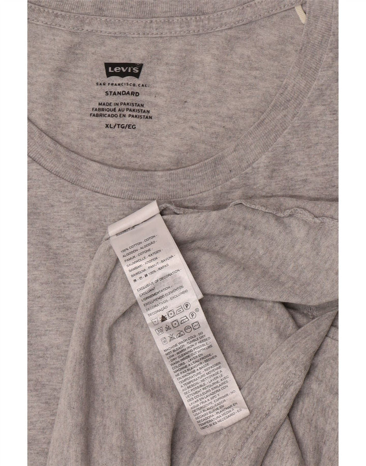 Ανδρικό T-Shirt Levi's Standard Fit Top XL Γκρι βαμβακερό