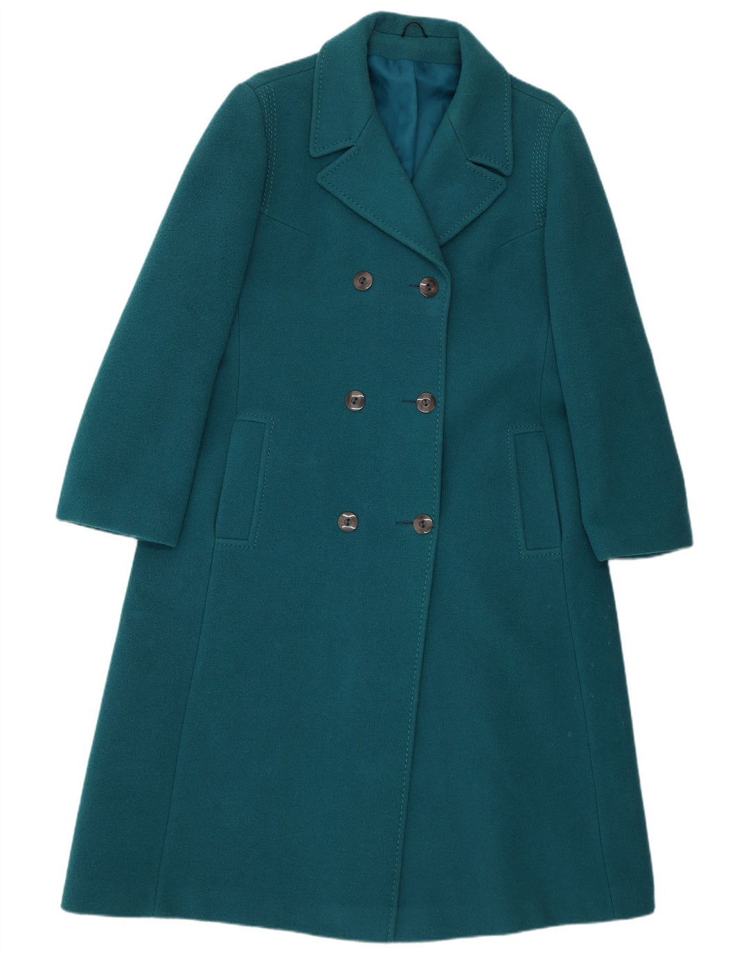 Simon Blair Γυναικείο Παλτό UK 16 Large Green New Wool