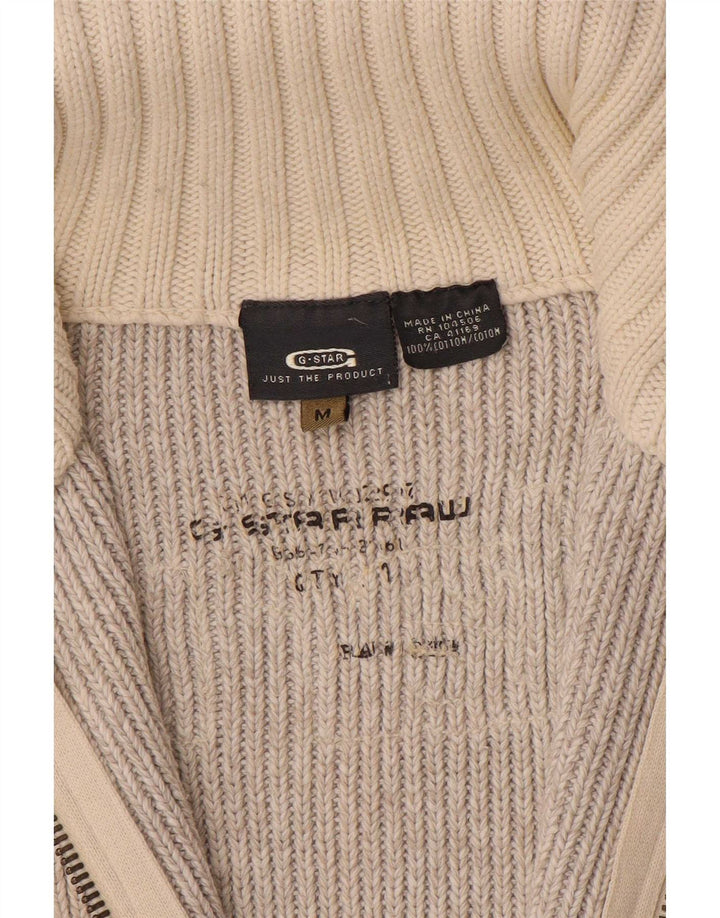 Ανδρικό πουλόβερ G-Star Graphic Cardigan Μεσαίο Μπεζ βαμβακερό