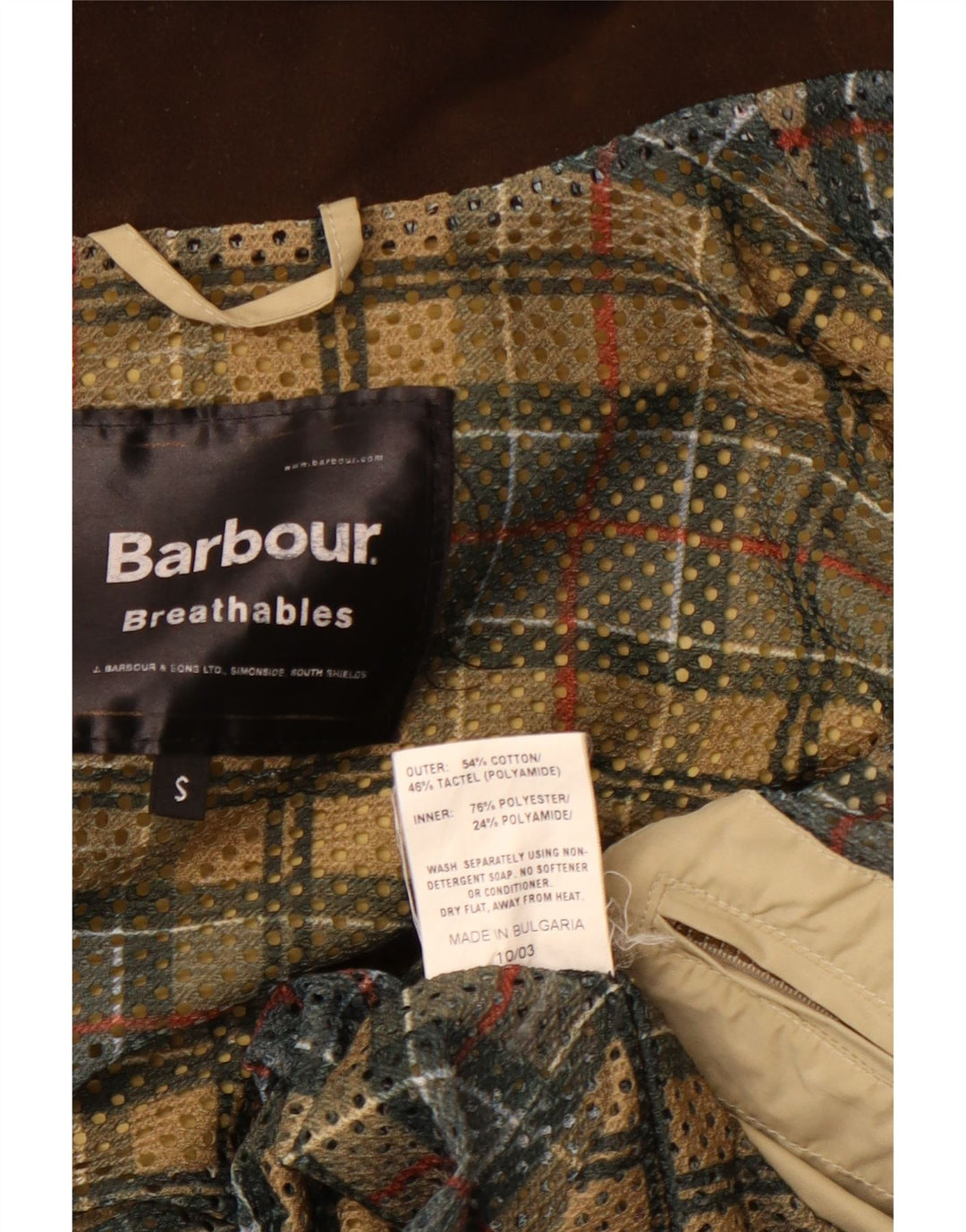 BARBOUR Ανδρικό κουκούλα Utility Jacket UK 36 Small Beige Cotton