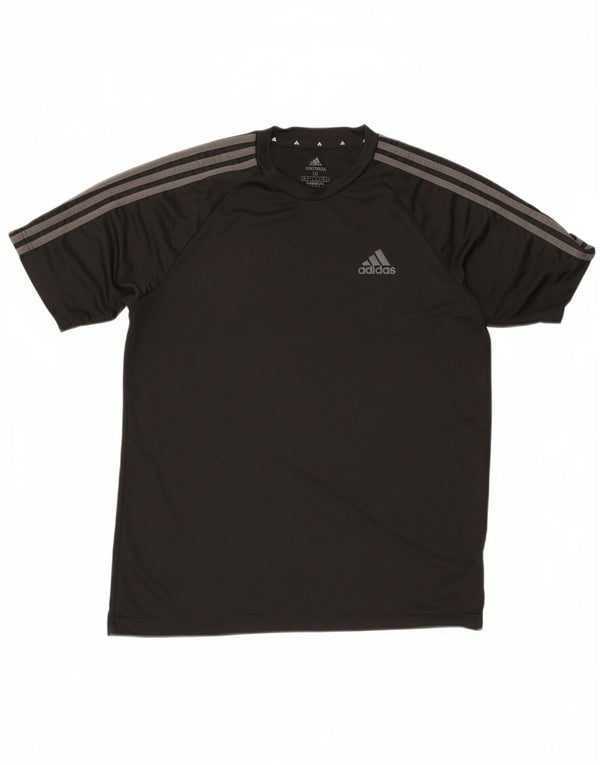 Adidas Ανδρικό T-Shirt Aeroready Top Medium Black Polyester