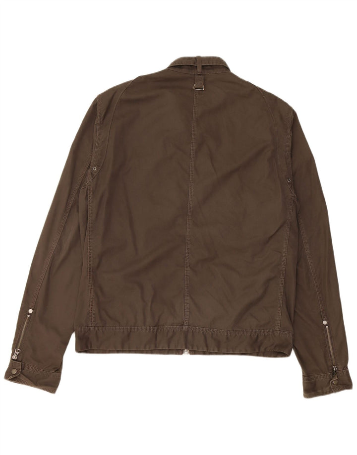 Ανδρικό Military Jacket Replay UK 40 Large Brown Βαμβακερό