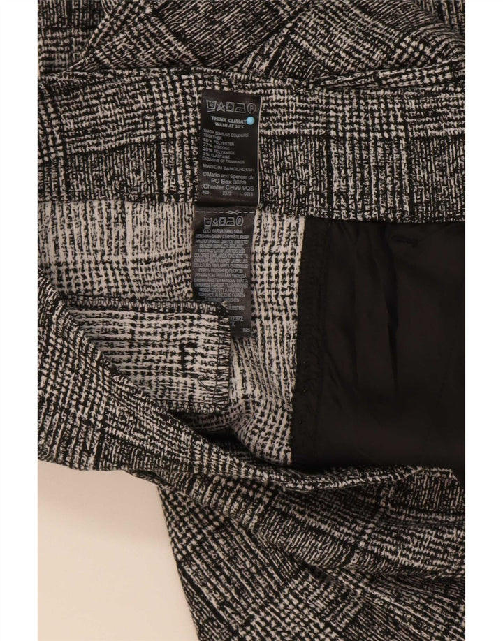 Marks & Spencer γυναικείο παντελόνι UK 14 Large W34 L32 Grey Check