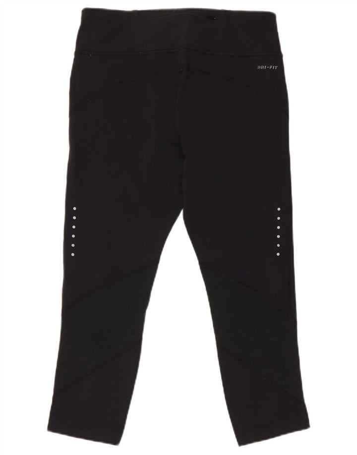 Γυναικεία κολάν Nike Dri Fit Capri UK 12 Medium Black Nylon