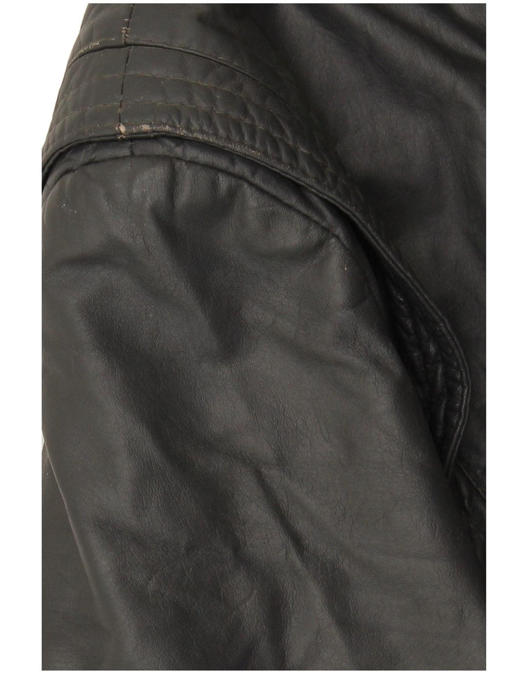 VINTAGE Ανδρικό Δερμάτινο Μπουφάν UK 40 Large Grey Leather