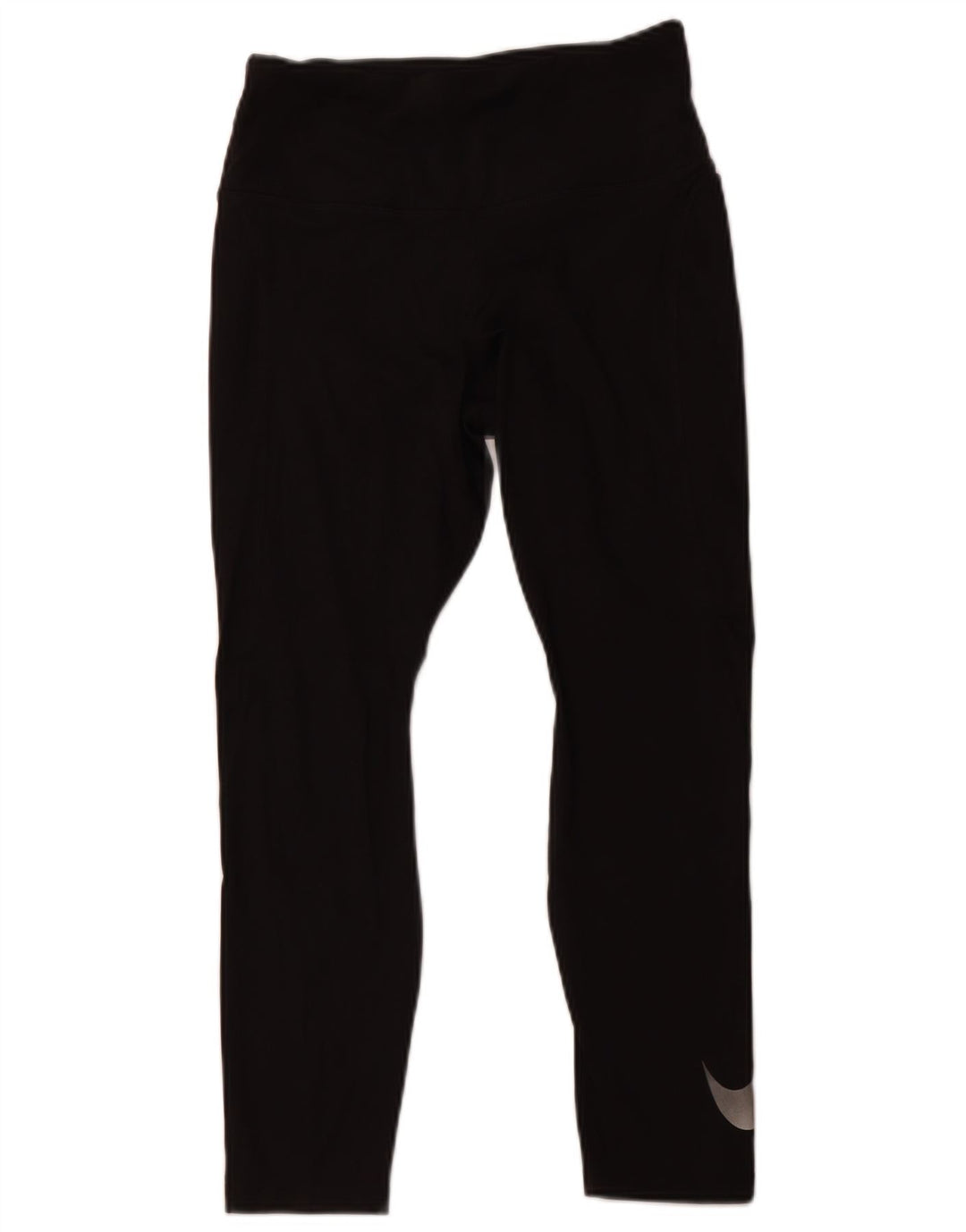 Γυναικείο κολάν NIKE Dri Fit Crop UK 12 μεσαίο μαύρο πολυεστέρα