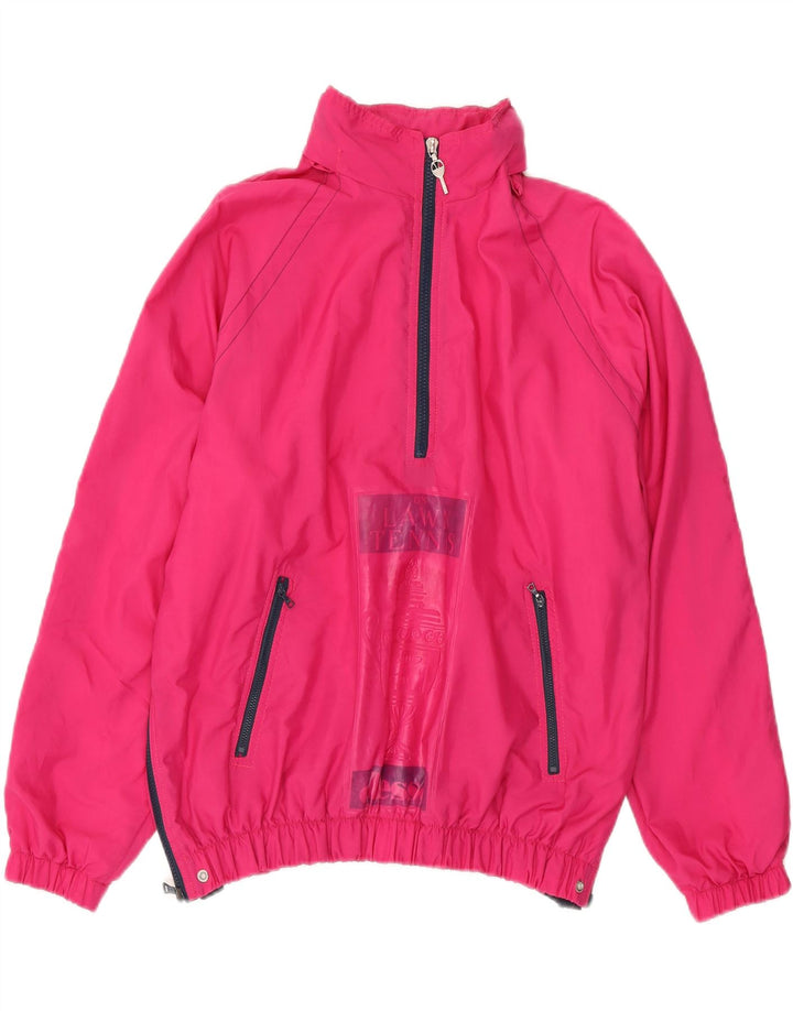 Ανδρικό μπουφάν βροχής με κουκούλα Ellesse UK 38 Medium Pink