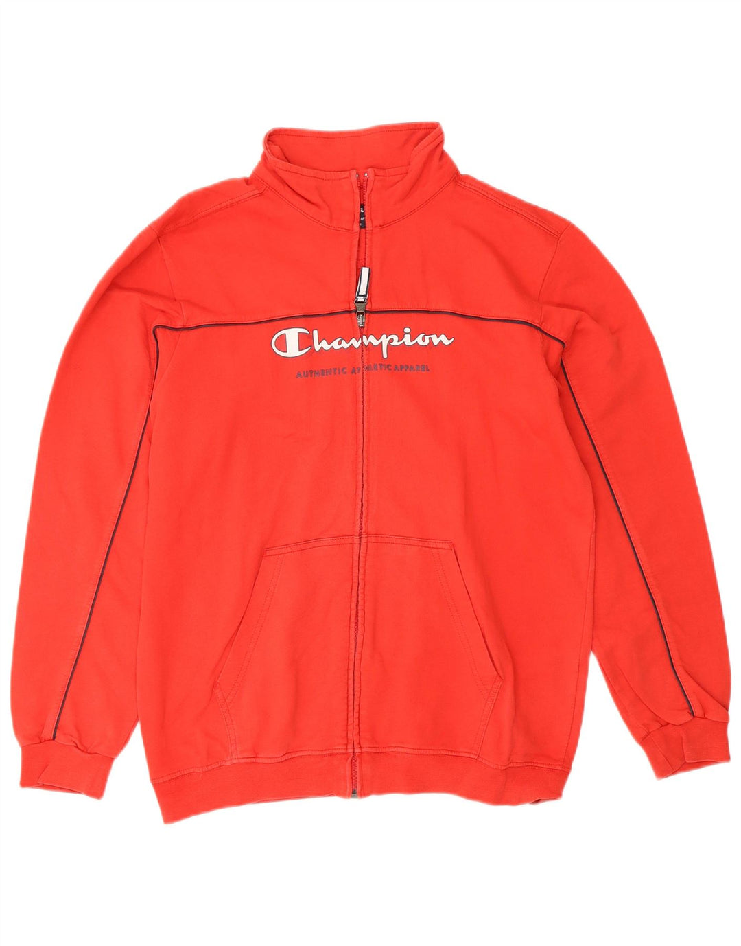 Μπουφάν Champion Boys Graphic αθλητική φόρμα 13-14 ετών XL κόκκινο βαμβακερό