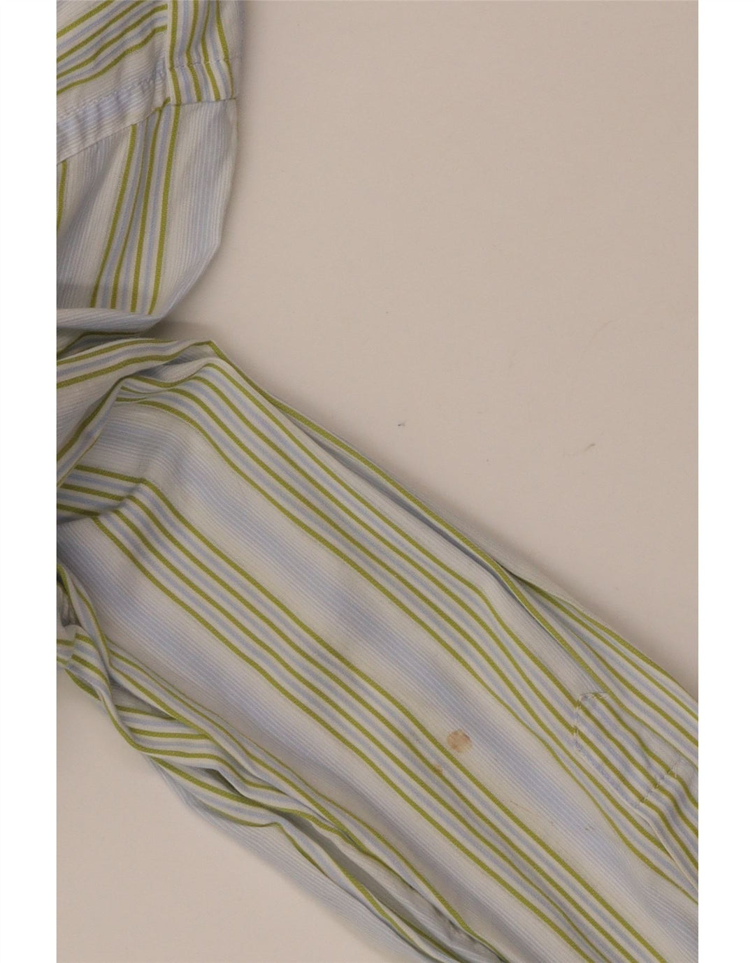 Ανδρικό πουκάμισο Lacoste νούμερο 44 XL Μπλε ριγέ βαμβακερό