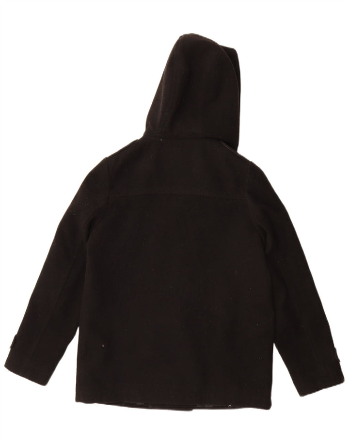 Monsoon Boys Hooded Pea Coat 11-12 Years Black Polyester