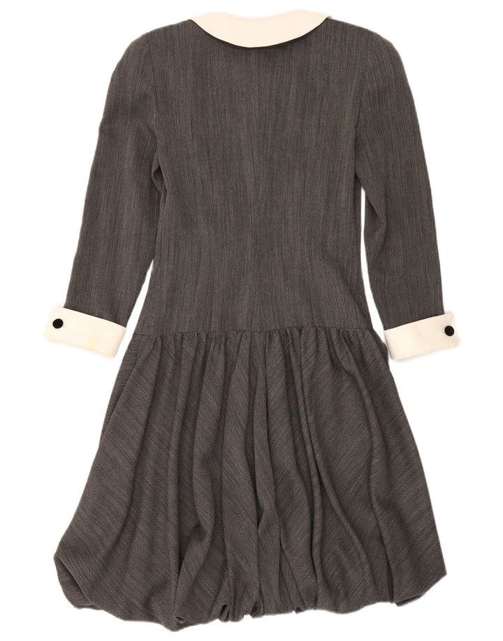 Γυναικείο φόρεμα με φούσκα Cristina De Braud IT 40 Small Grey Colourblock