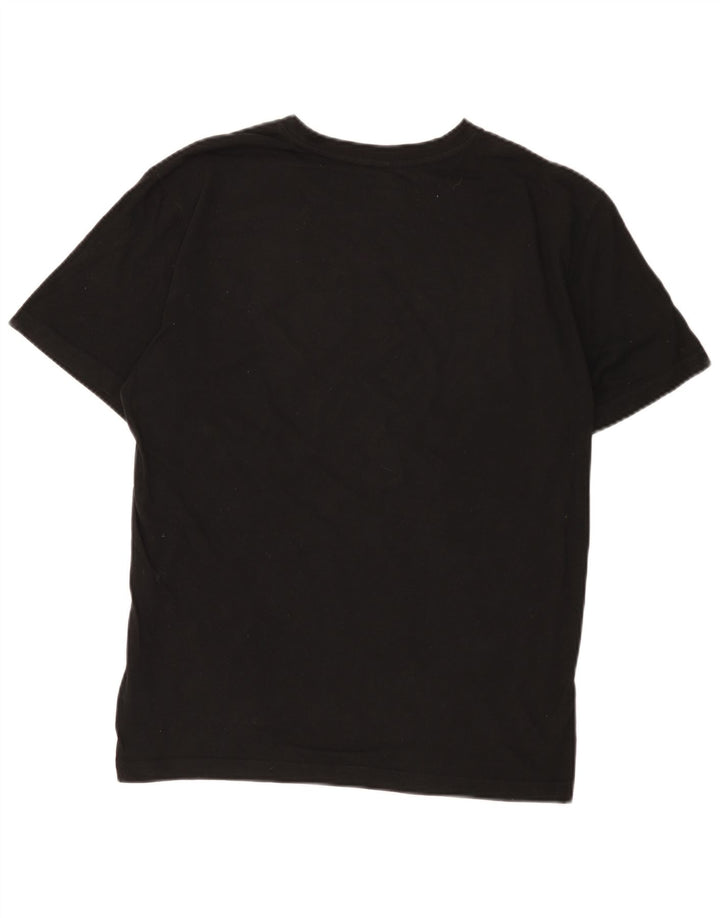 Ανδρικό γραφικό T-Shirt Reebok Top Μικρό μαύρο βαμβακερό