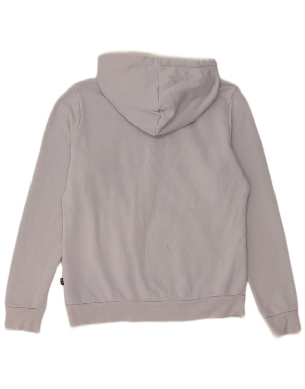 Puma Γυναικείο Γραφικό Hoodie Jumper UK 14 Medium Blue Cotton