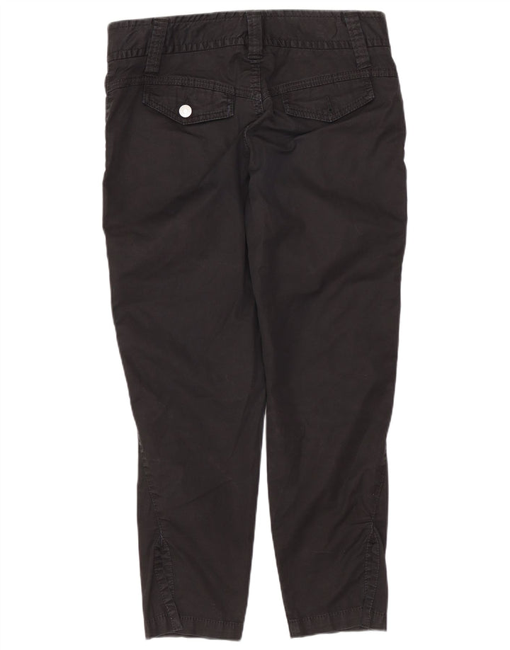 Γυναικείο Slim Cropped Παντελόνι Benetton W36 L24 Μαύρο