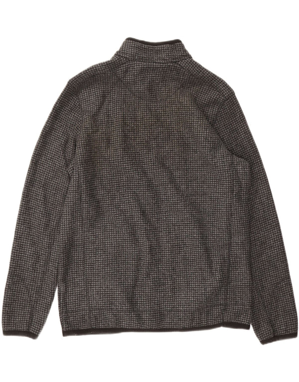 Weird Fish Mens Fleece Jacket UK 40 Large Grey Polyester