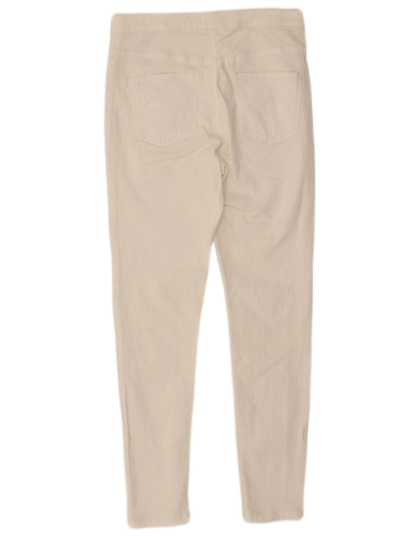 Marks & Spencer Γυναικεία Jegging Τζιν UK 12 Medium W28 L27 Λευκό βαμβακερό