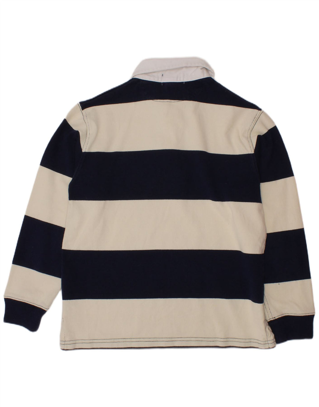 POLO RALPH LAUREN Μπλουζάκι ράγκμπι πόλο αγοριών 6-7 ετών, λευκό ριγέ