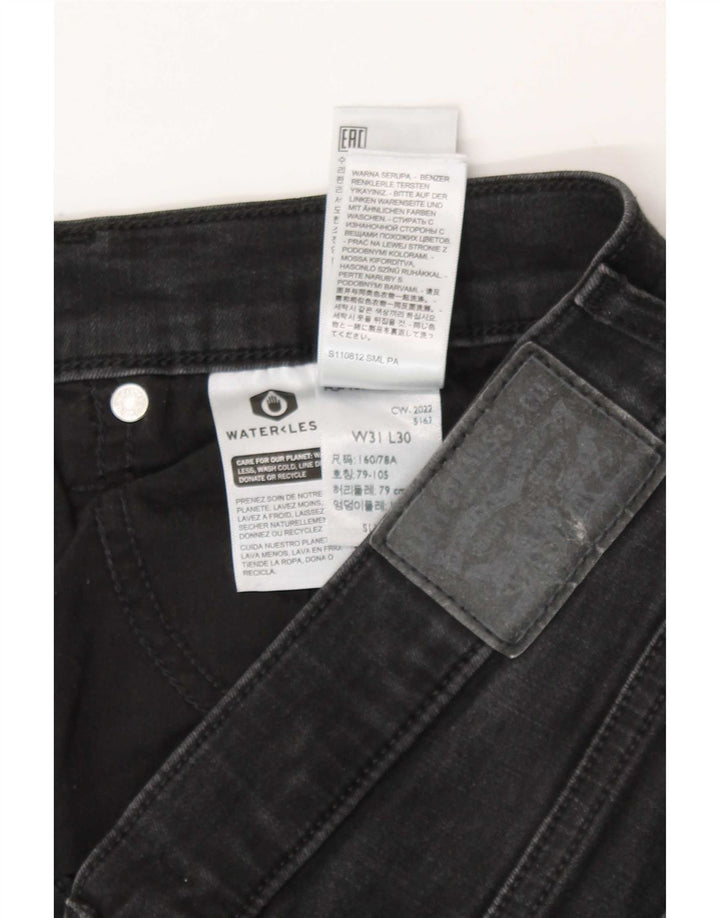 Levi's Womens 312 Shaping Slim Jeans W31 L30 Μαύρο βαμβακερό