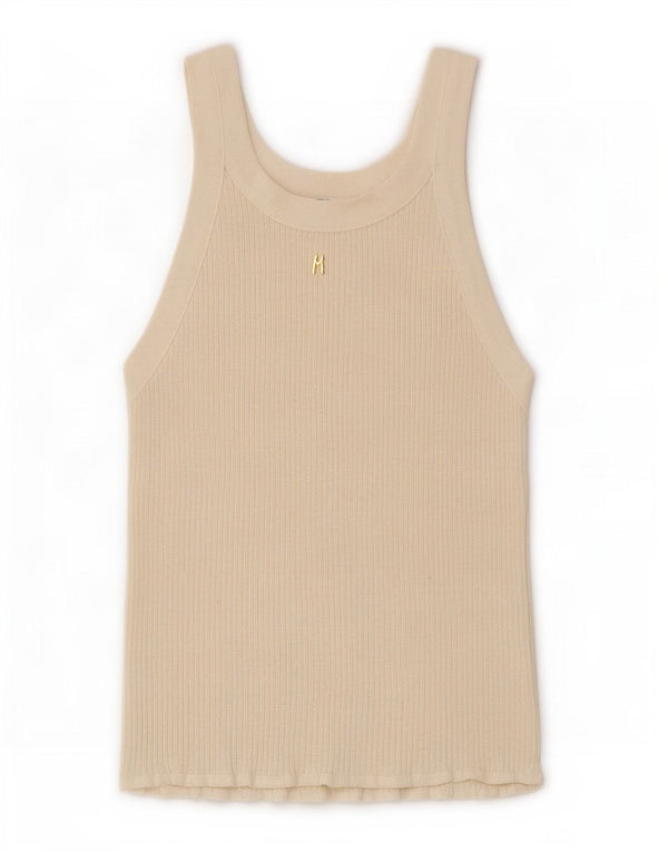 Zara Womens Vest Top UK 8 Small Beige