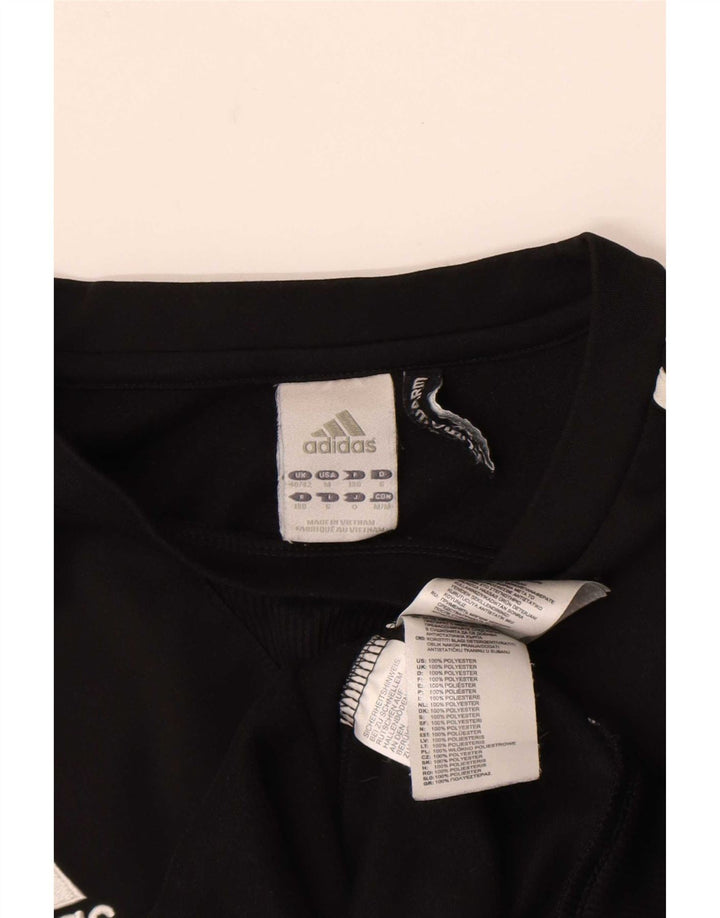 Ανδρική φούτερ Adidas Climalite Jumper UK 40/42 Medium Black Polyester