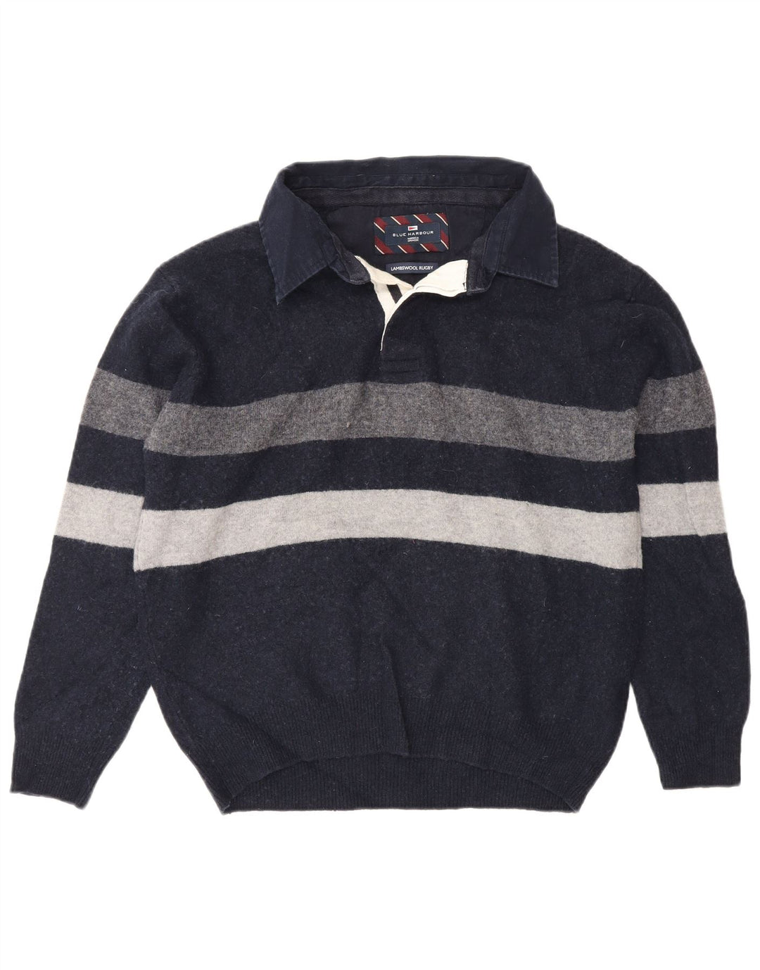 Ανδρικό πουλόβερ Marks & Spencer Blue Harbour Polo Neck Jumper Large Navy