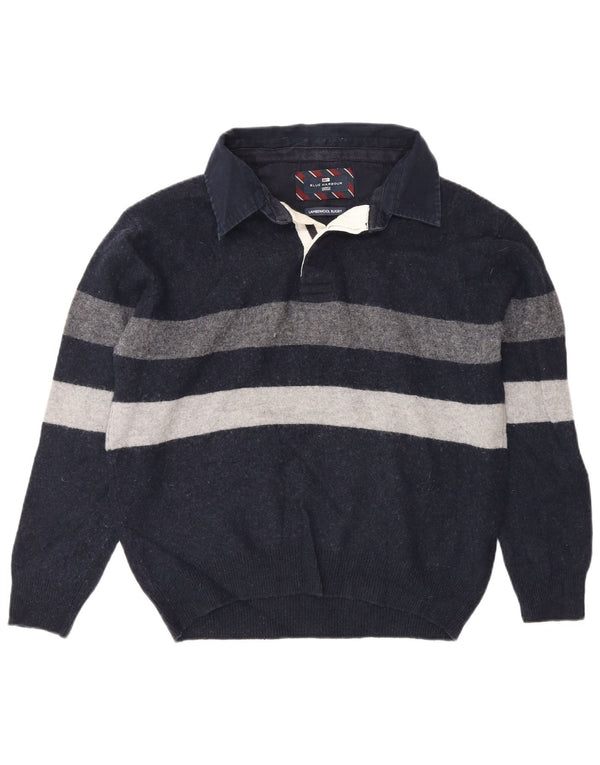 Ανδρικό πουλόβερ Marks & Spencer Blue Harbour Polo Neck Jumper Large Navy