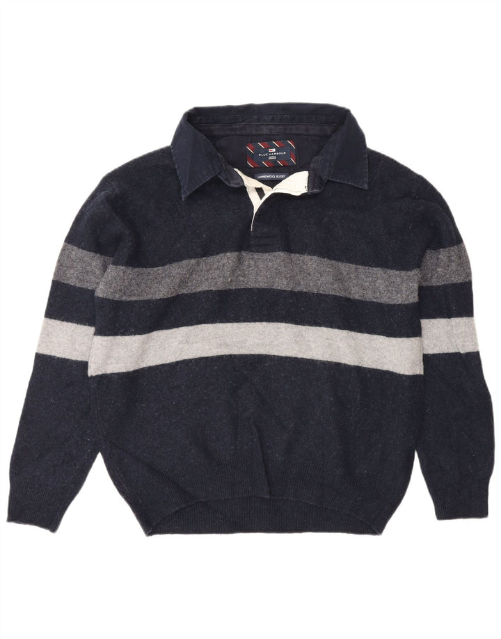 Ανδρικό πουλόβερ Marks & Spencer Blue Harbour Polo Neck Jumper Large Navy