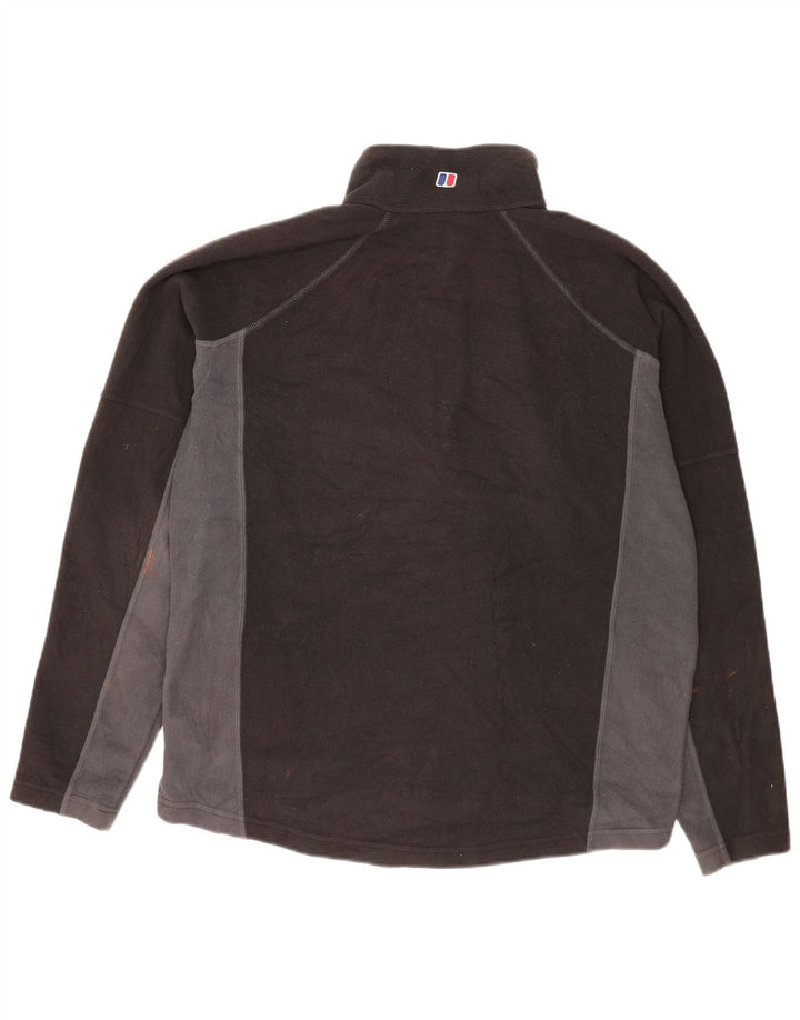 Ανδρικό φερμουάρ Berghaus Fleece Jumper με μεγάλο μαύρο χρώμα πολυεστέρα