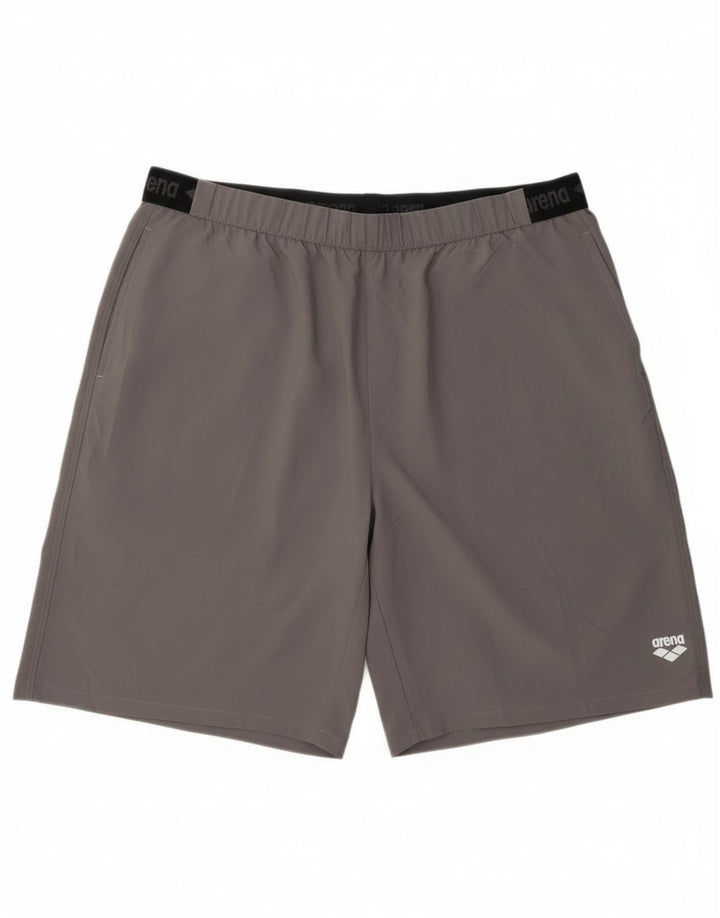 Ανδρικό αθλητικό σορτς Arena 2XL γκρι πολυεστέρα