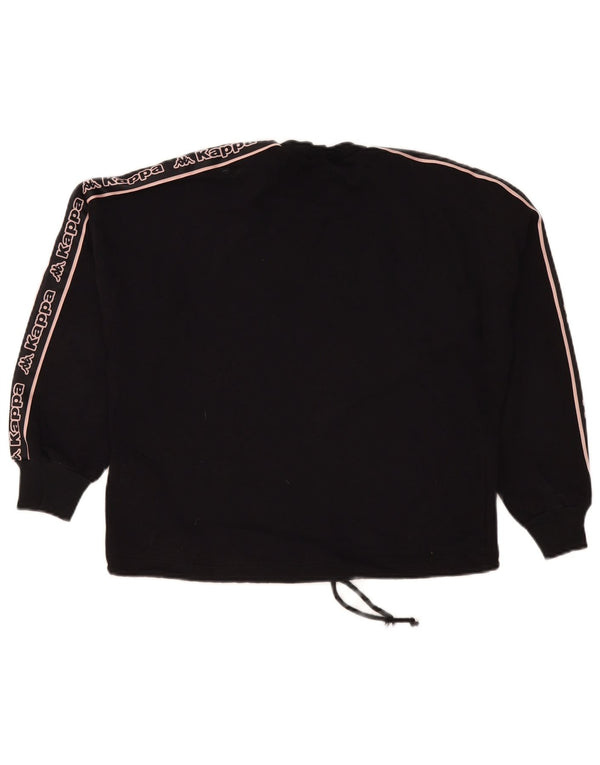 Γυναικεία φούτερ Kappa Tezenis Graphic Jumper UK 16 Large Black
