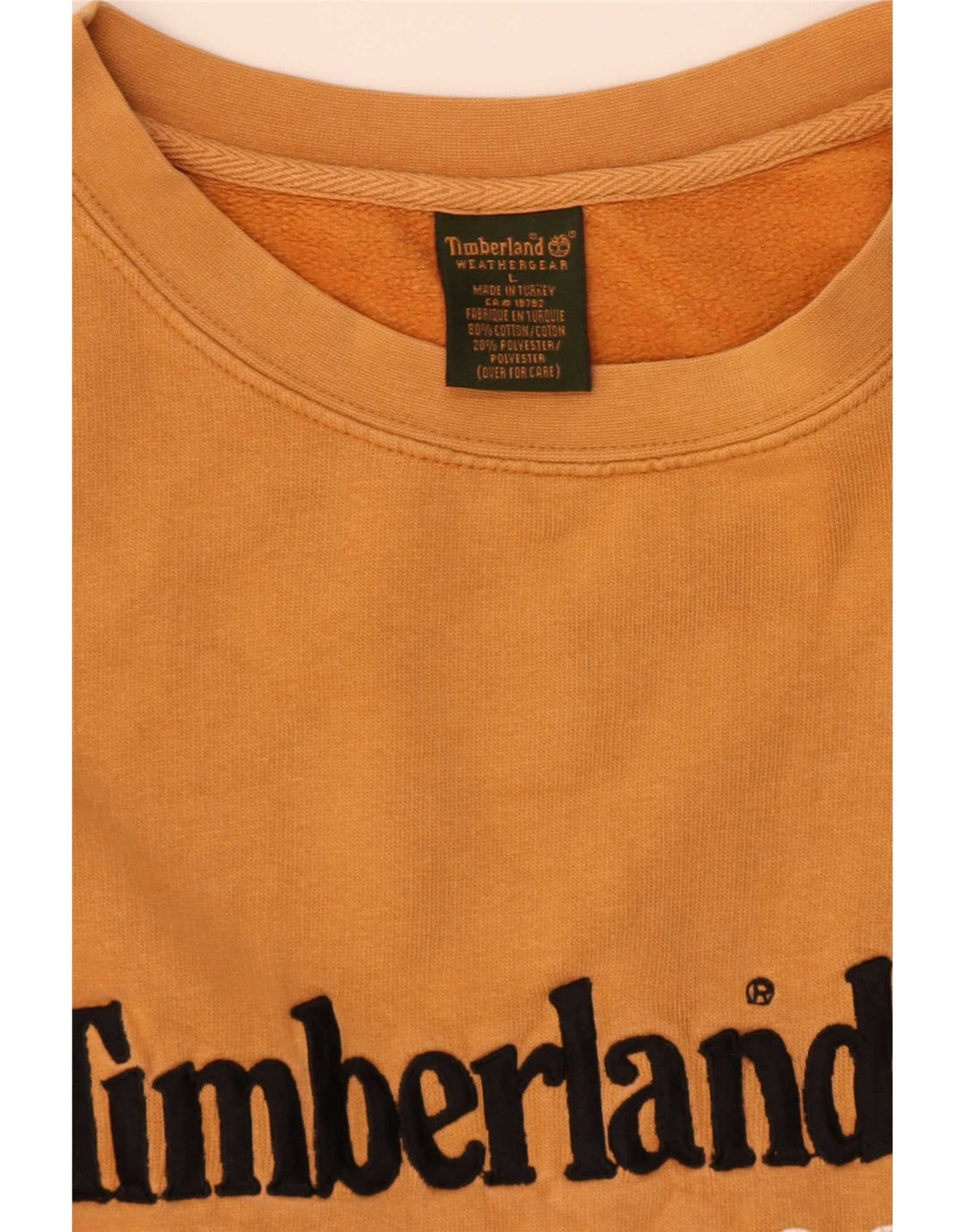 Ανδρικό γραφικό φούτερ Timberland Jumper μεγάλο πορτοκαλί βαμβακερό