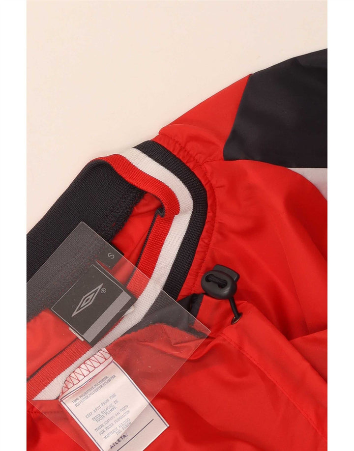 Ανδρική φόρμα πουλόβερ Umbro Top Jacket Μικρό Κόκκινο Colourblock Πολυεστέρας