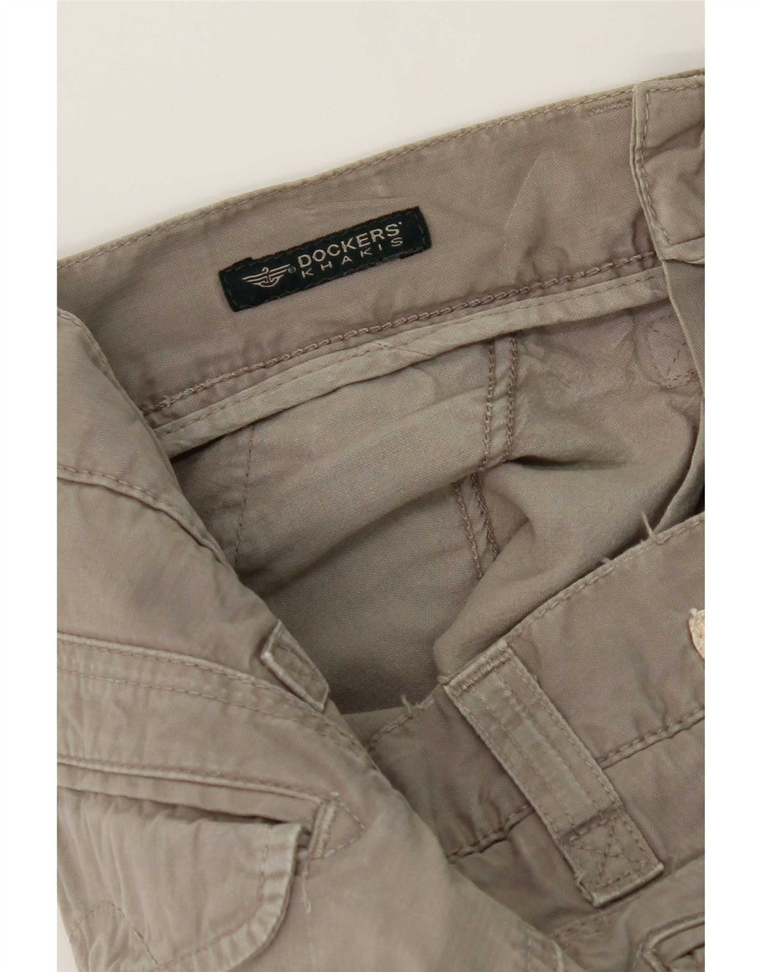 Dockers Ανδρικό Χακί Παντελόνι Chino ίσιο W30 L32 Γκρι