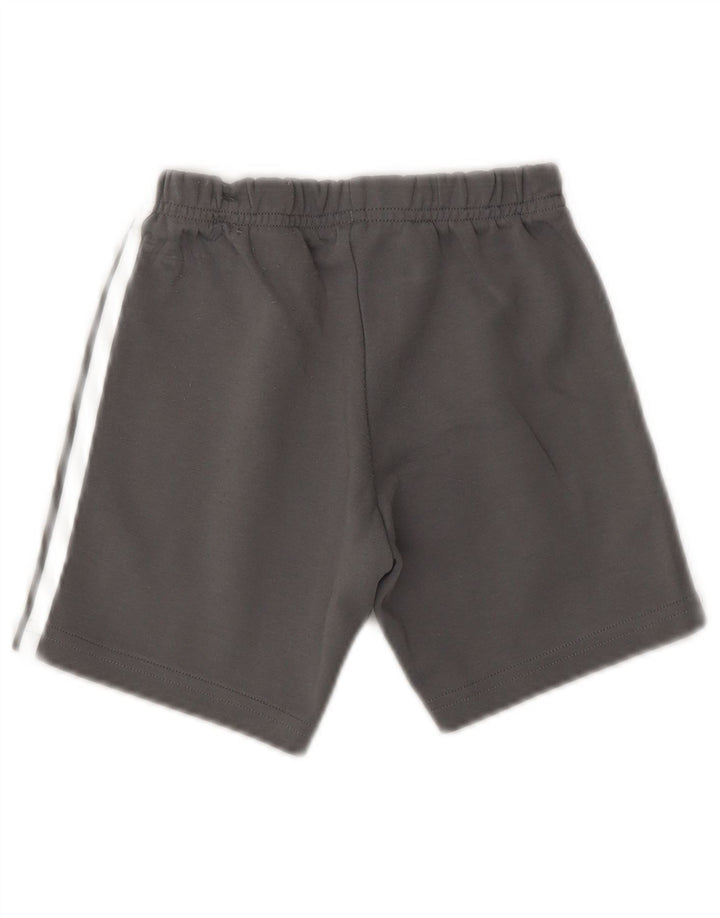 ADIDAS Boys Sport Shorts 3-4 Years  Grey Cotton
