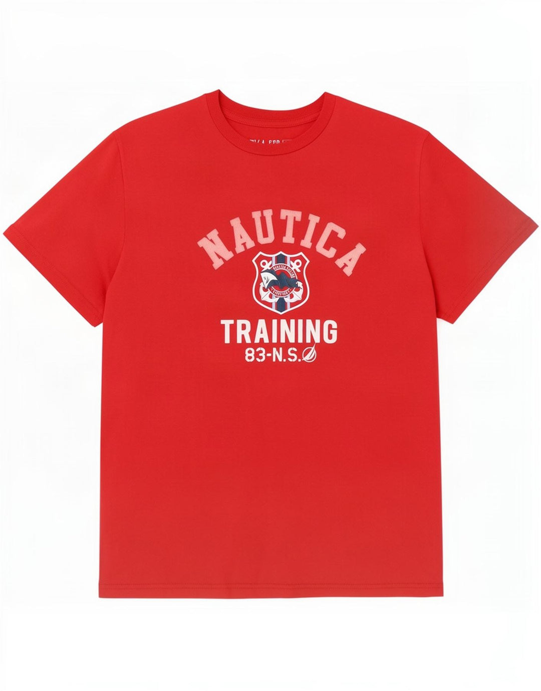 Ανδρικό γραφικό T-Shirt Nautica Top μεγάλο κόκκινο βαμβακερό
