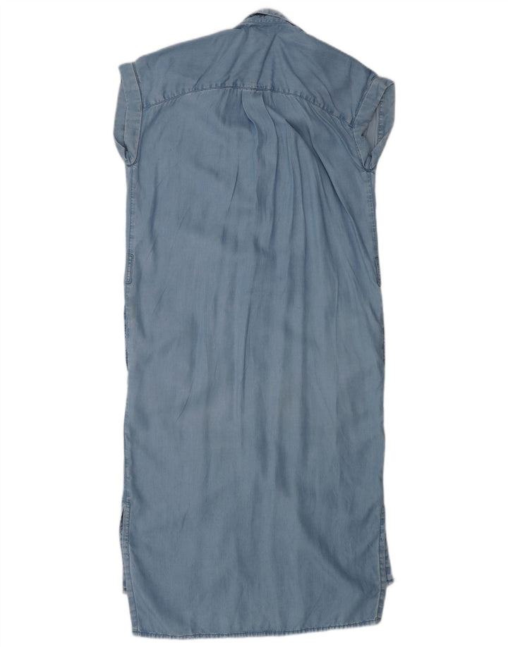 Marks & Spencer Γυναικείο κοντομάνικο φόρεμα UK 8 Small Blue