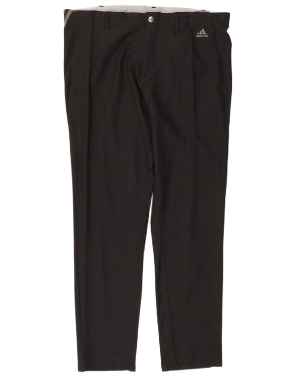 Ανδρικό παντελόνι Chino Adidas Slim W36 L32 Μαύρο νάιλον