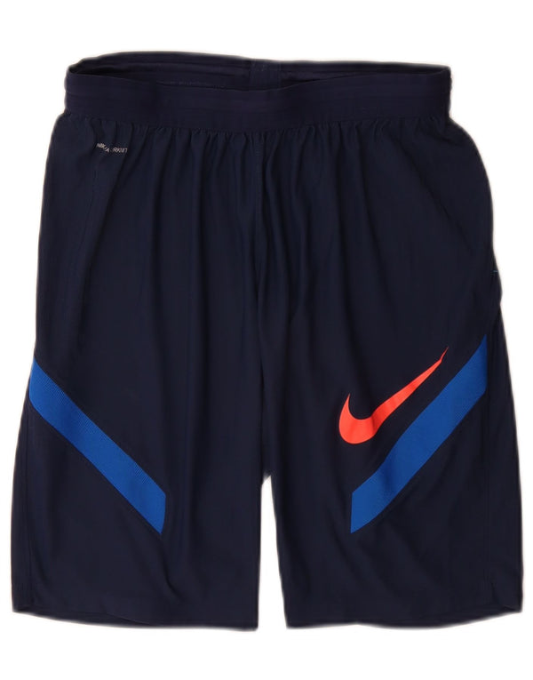 Ανδρικά γραφικά αθλητικά σορτς Nike σε μεσαίο μπλε ναυτικό χρώμα