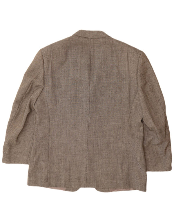 VERSACE Ανδρικό σακάκι σακάκι με 3 κουμπιά UK 42 XL Γκρι μαλλί