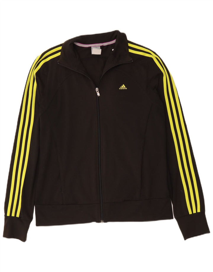 Γυναικεία αθλητική φόρμα Adidas Top Jacket UK 12/14 Medium Black Polyester