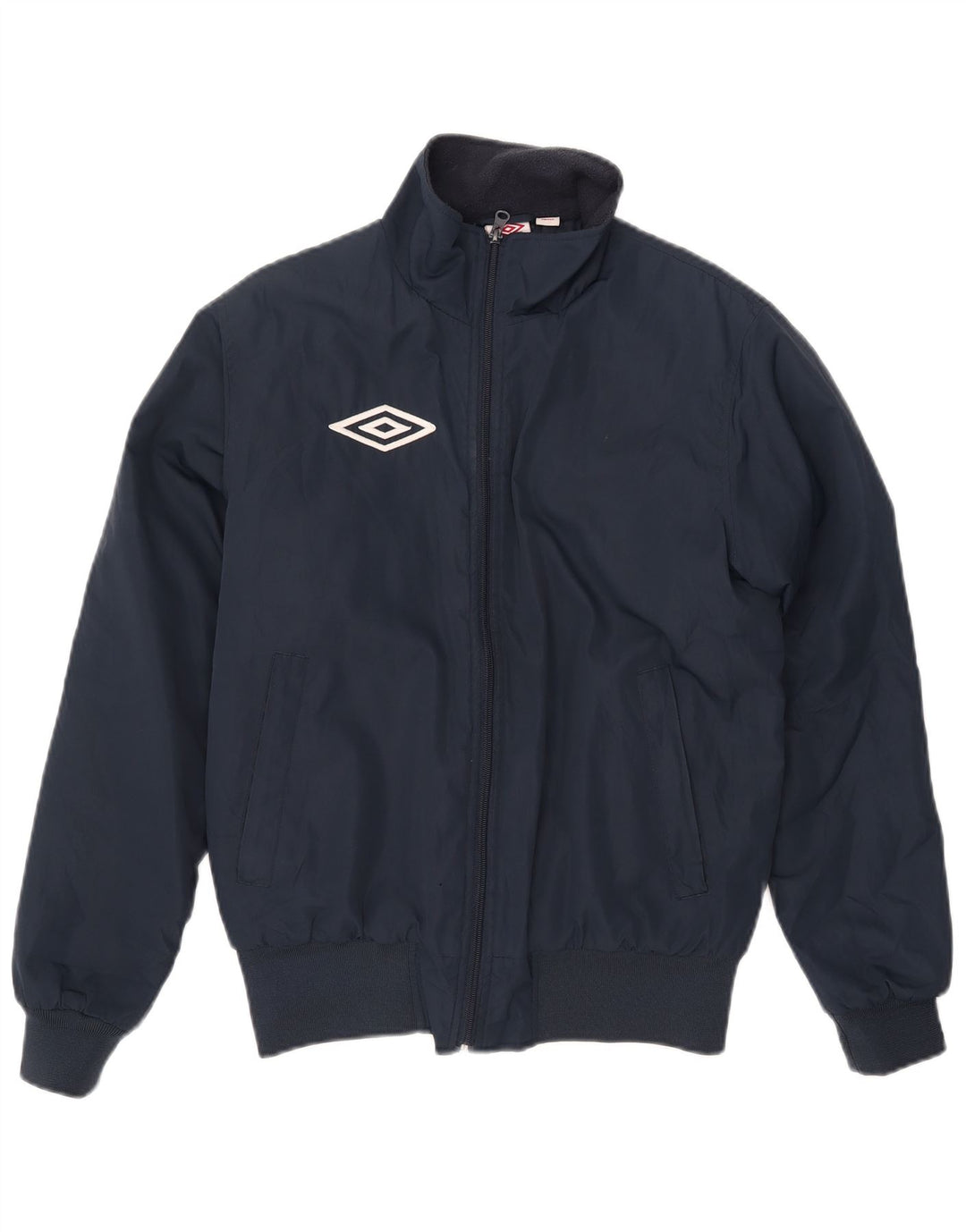 Ανδρικό μπουφάν UMBRO Bomber UK 36 Small Navy Blue Polyester