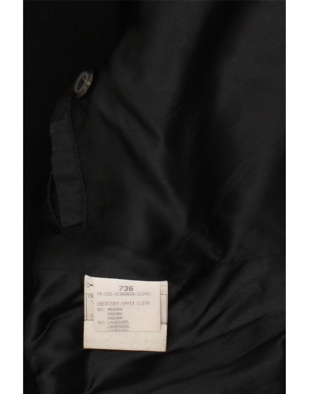 CERRUTI 1881 Γυναικείο Oversized Πανωφόρι IT 44 Medium Black Angora