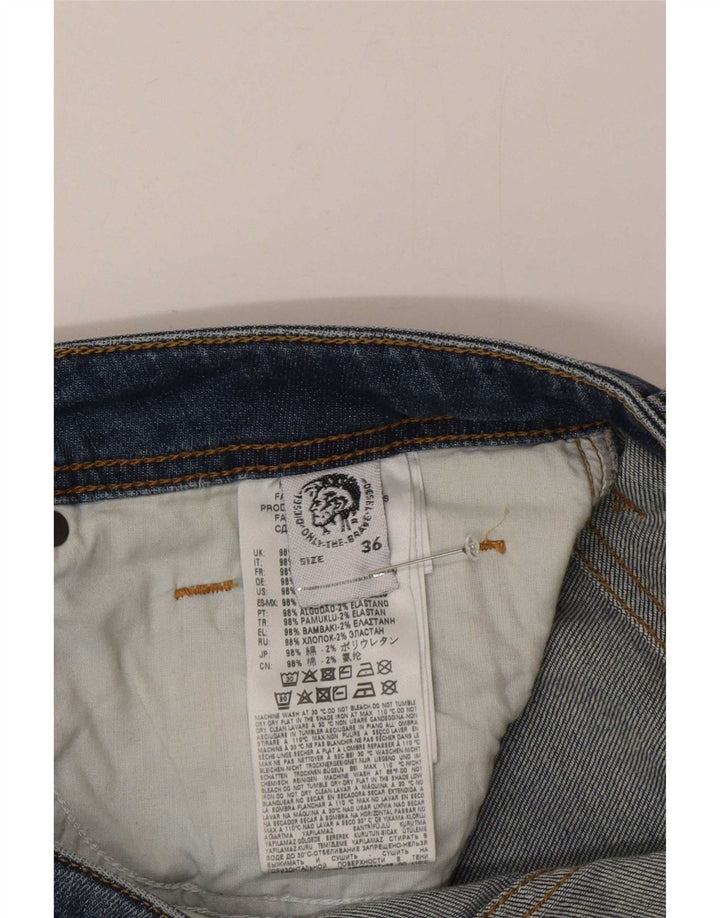 Diesel Ανδρικό τζιν Larkee ίσιο W36 L32 Μπλε βαμβακερό