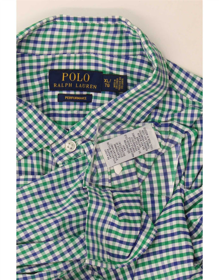 Πόλο Ralph Lauren Ανδρικό πουκάμισο Performance Flannel XL Πολύχρωμο Gingham