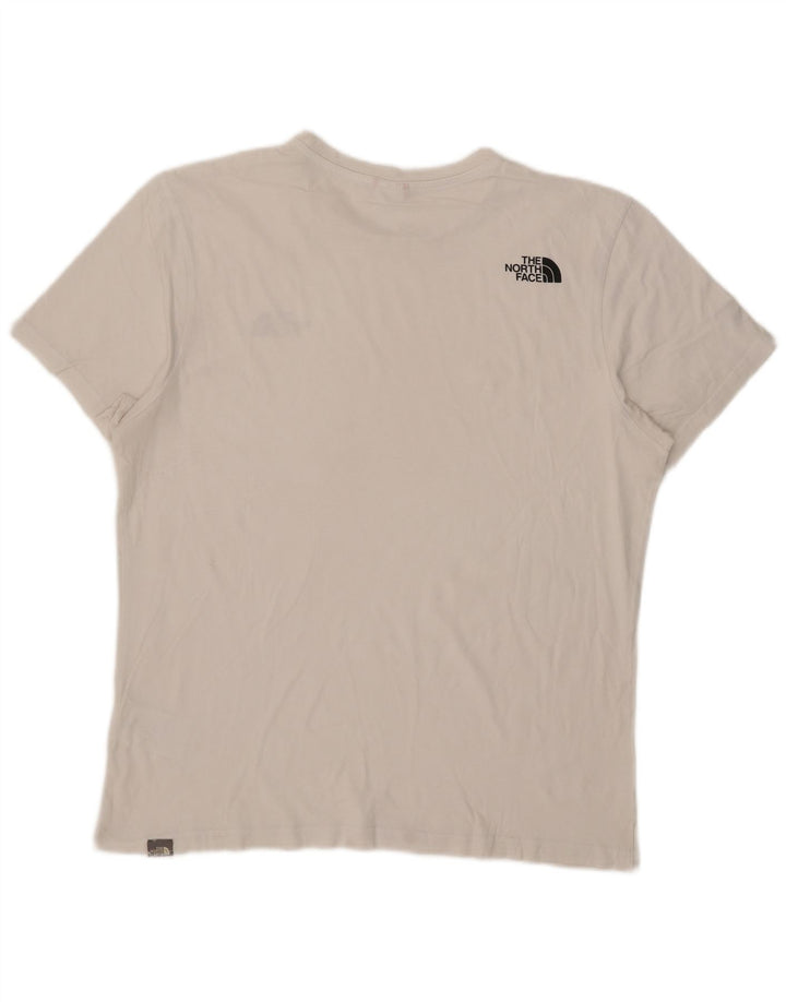 THE NORTH FACE Ανδρικό T-Shirt Top μεγάλο λευκό βαμβακερό