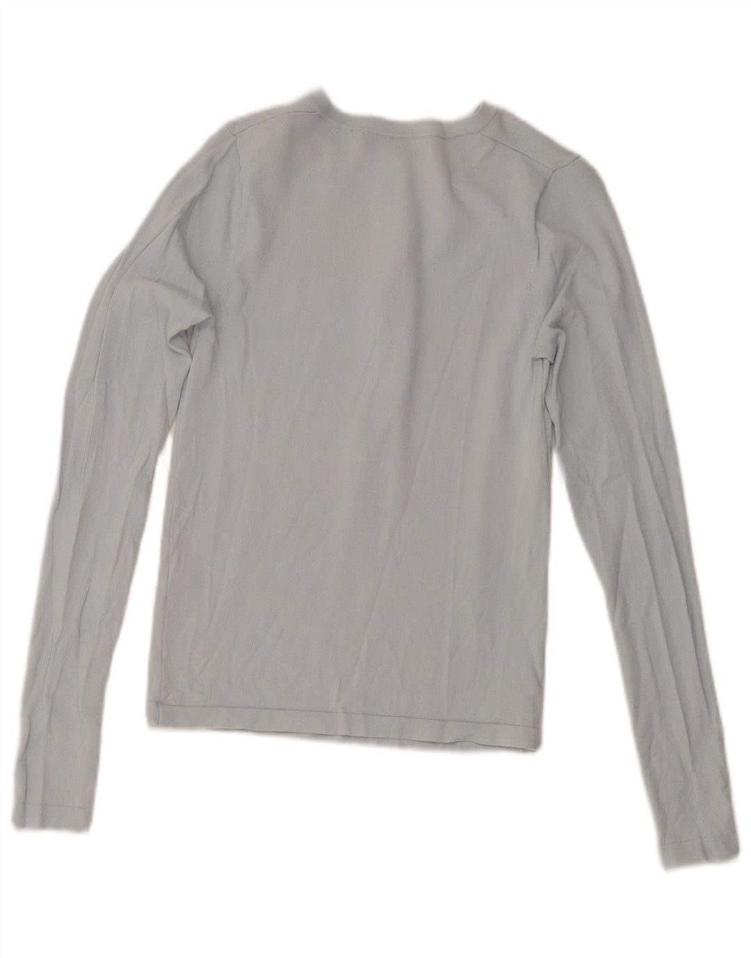 Zara Γυναικείο τοπ μακρυμάνικο UK 8 Small Blue Viscose