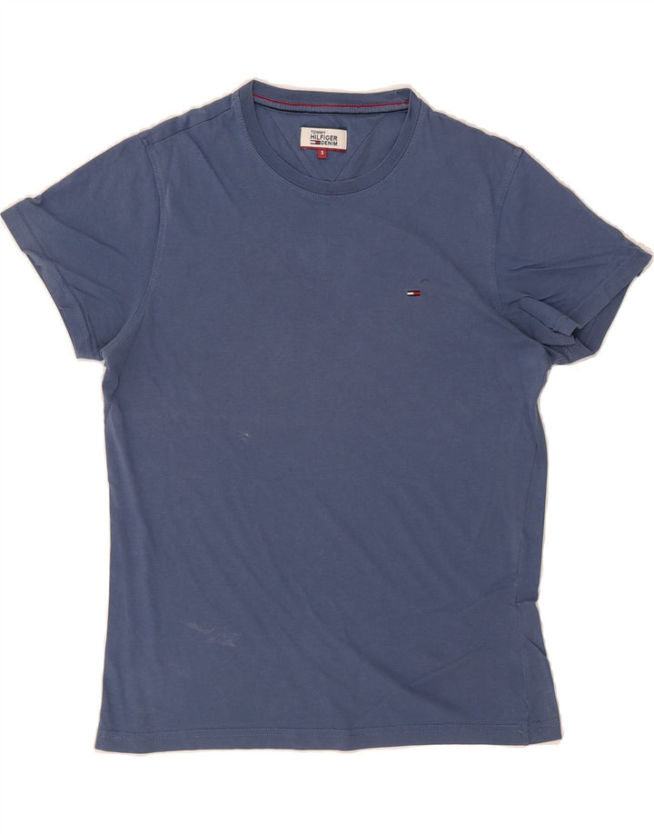 TOMMY HILFIGER Mens T-Shirt Top Small Navy Blue Vintage Tommy Hilfiger and Second-Hand Tommy Hilfiger from Messina Hembry 