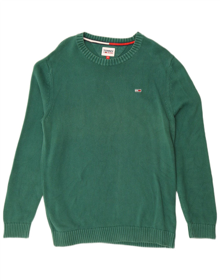 TOMMY HILFIGER Ανδρικό πουλόβερ με λαιμόκοψη, μεσαίο βαμβακερό