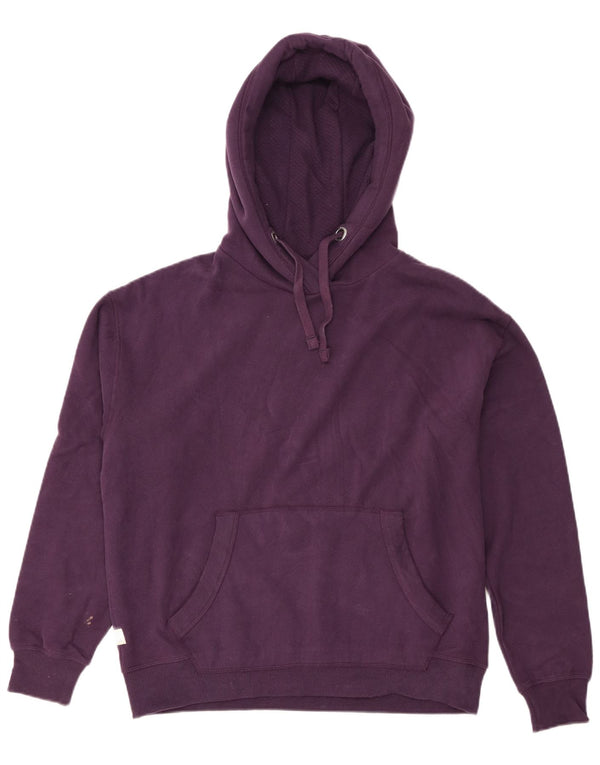 Fat Face Γυναικείο Hoodie Jumper UK 14 Medium Purple Βαμβακερό